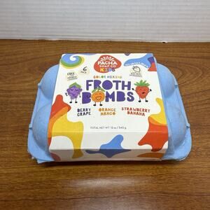 Pacha Soap Co. Color Mixing Froth Bomb 6 Pack New